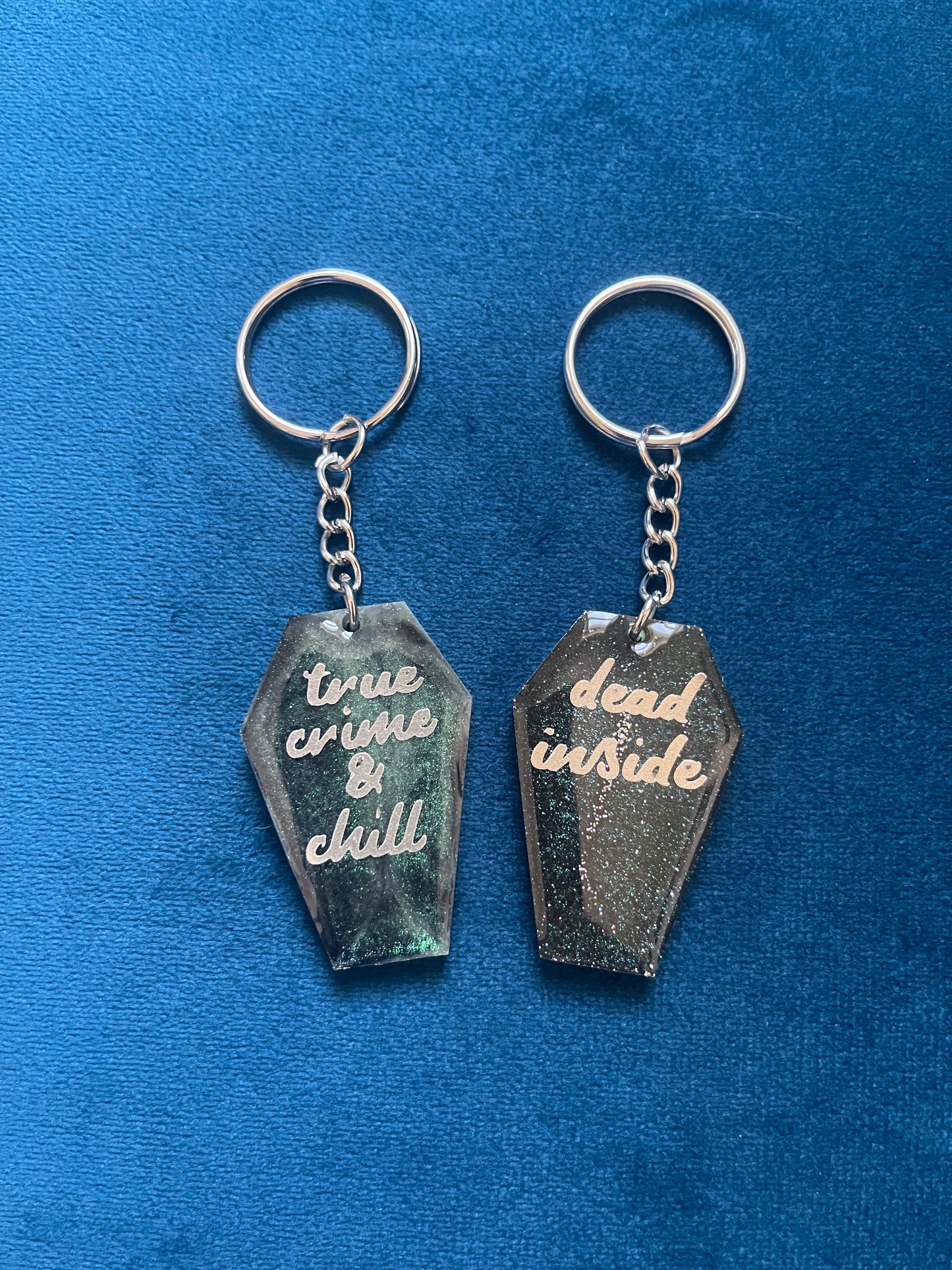 Coffin Keychain - Custom Text