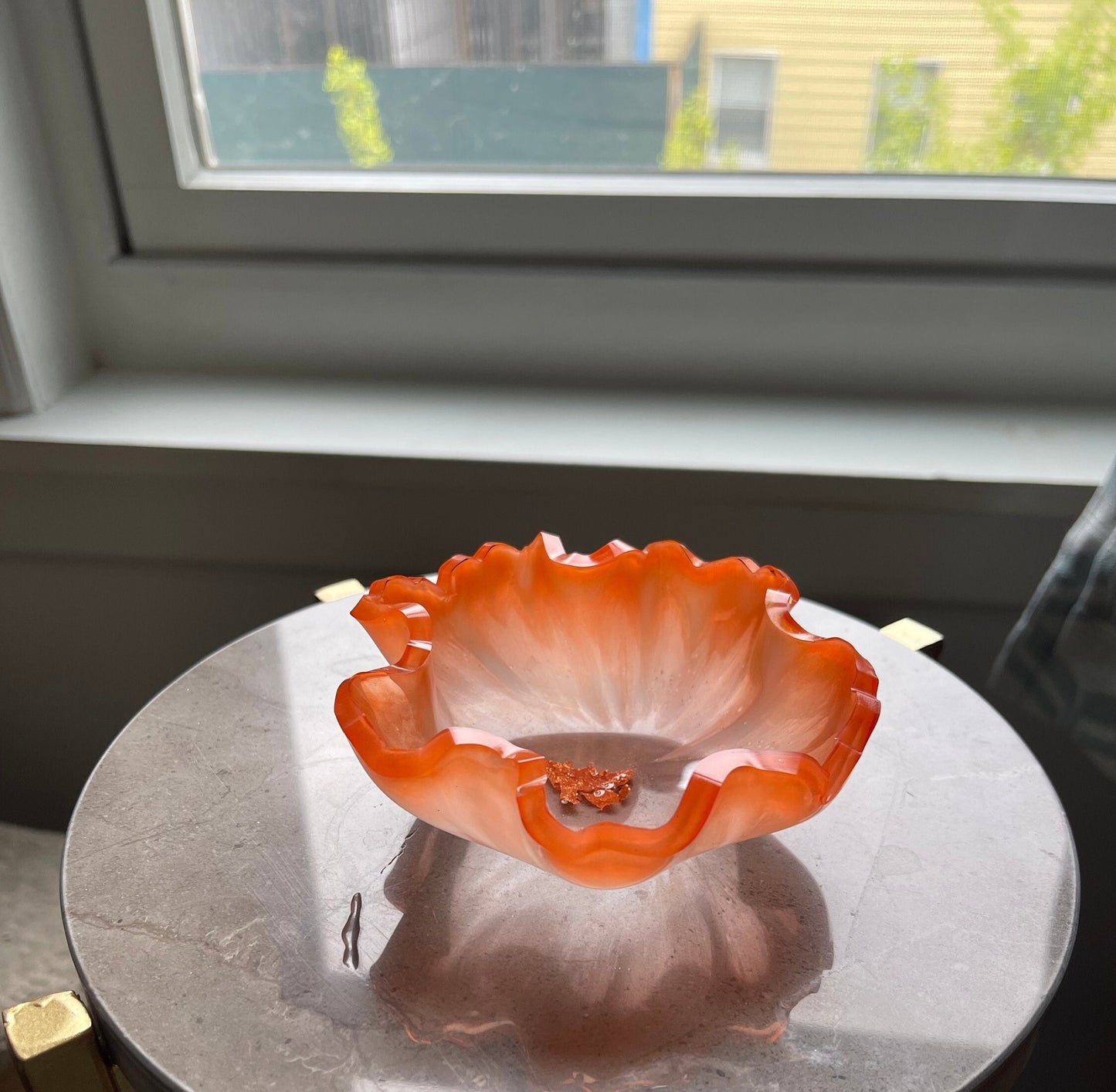 Floral Resin Bowl