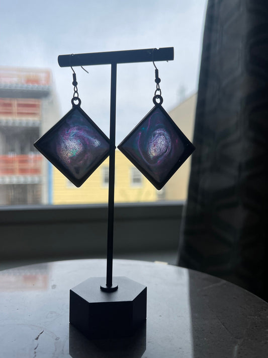 Custom Galaxy Earrings