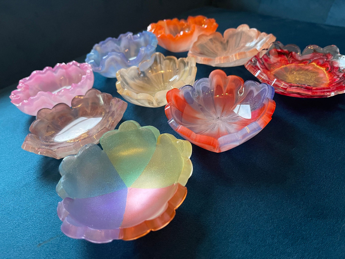Floral Resin Bowl - Ready Made