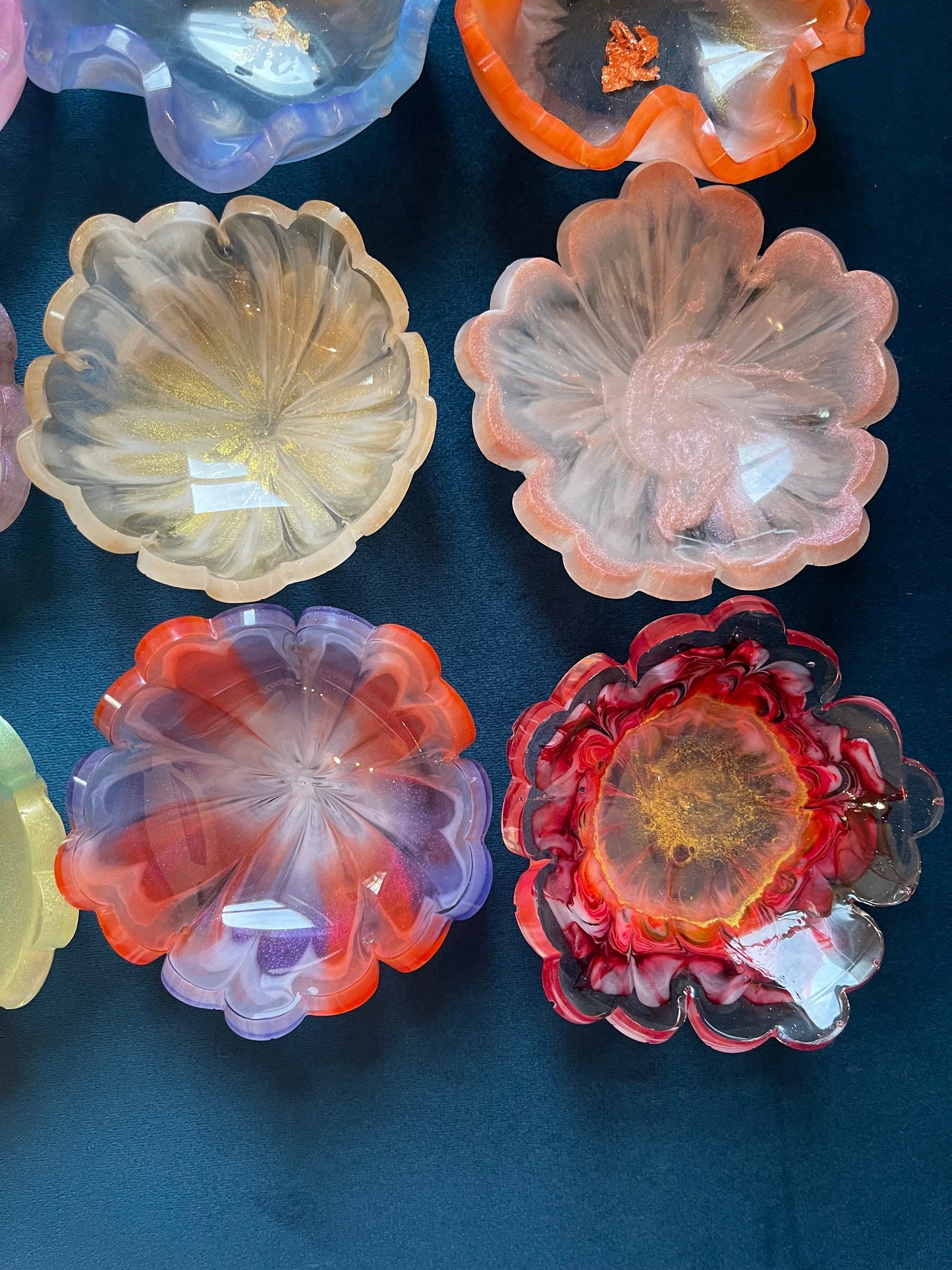 Floral Resin Bowl - Ready Made