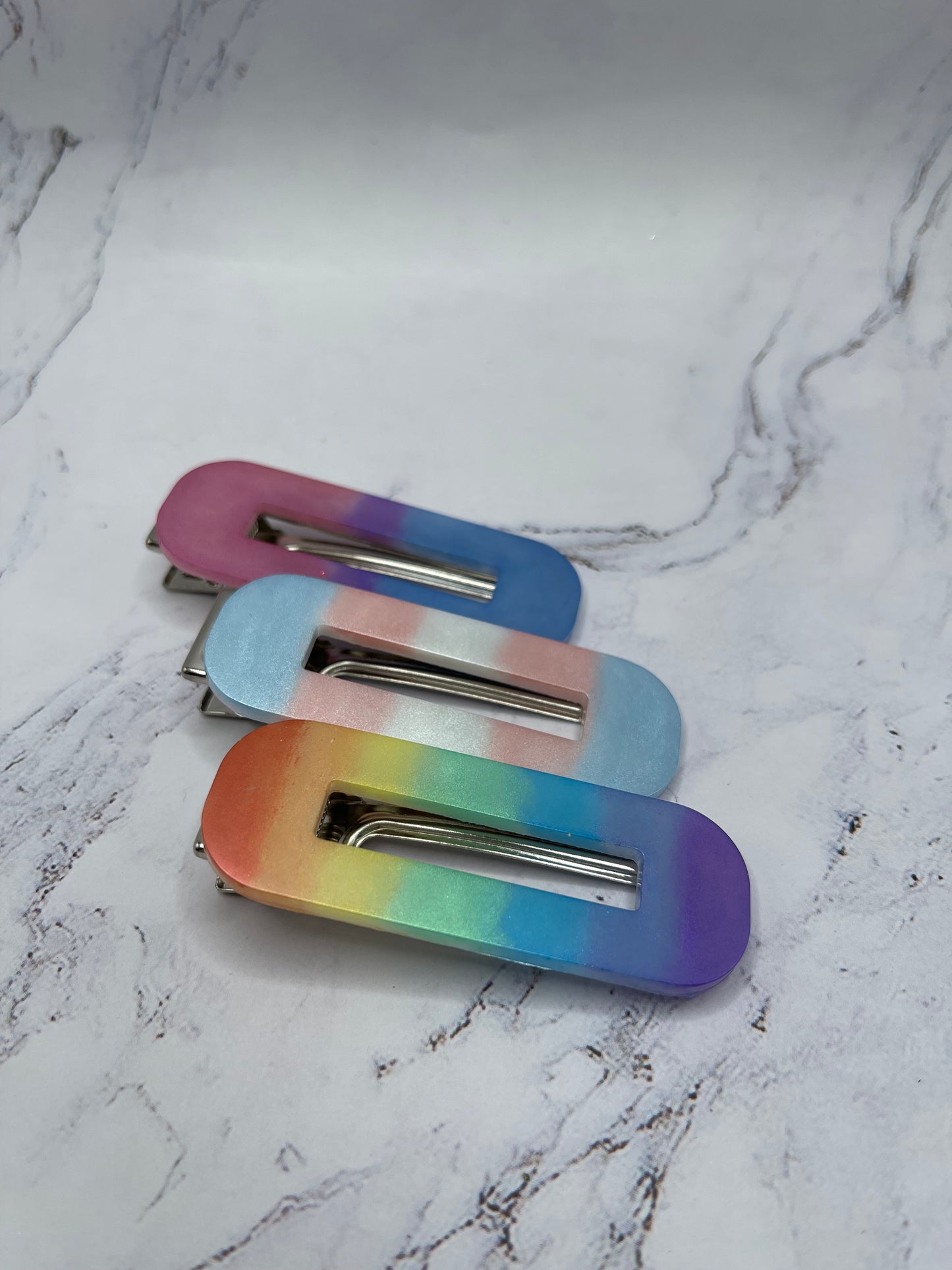 Pride Flag Hair Clips (Set of 2)