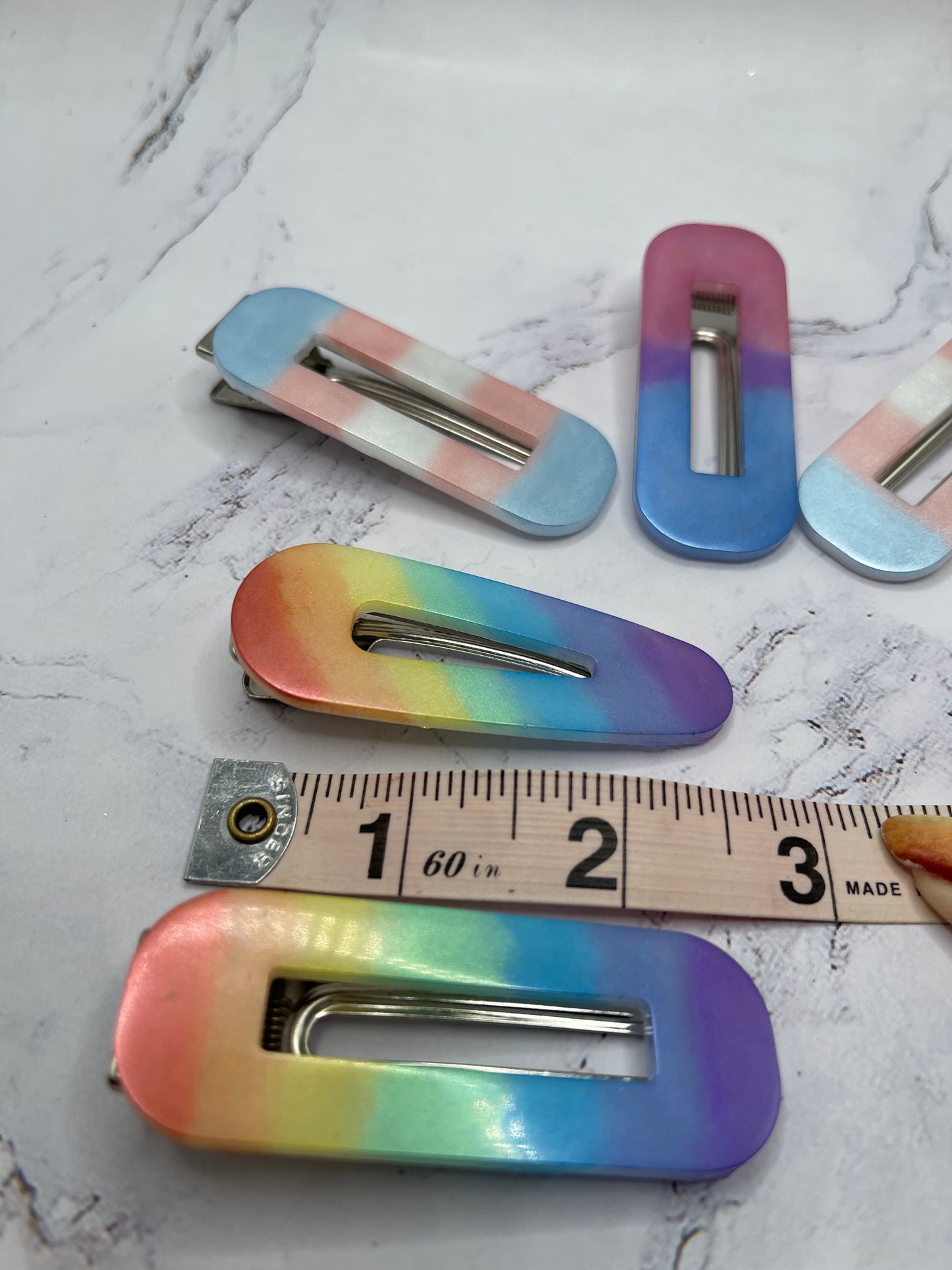 Pride Flag Hair Clips (Set of 2)