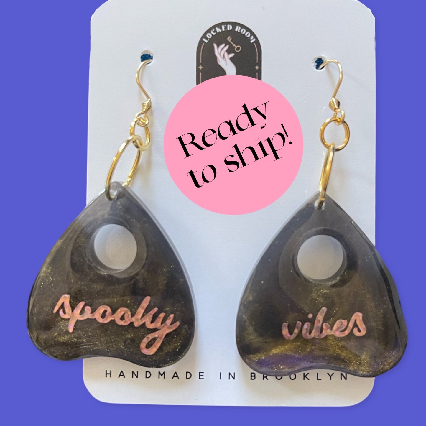 Spooky Vibes Planchette Earrings