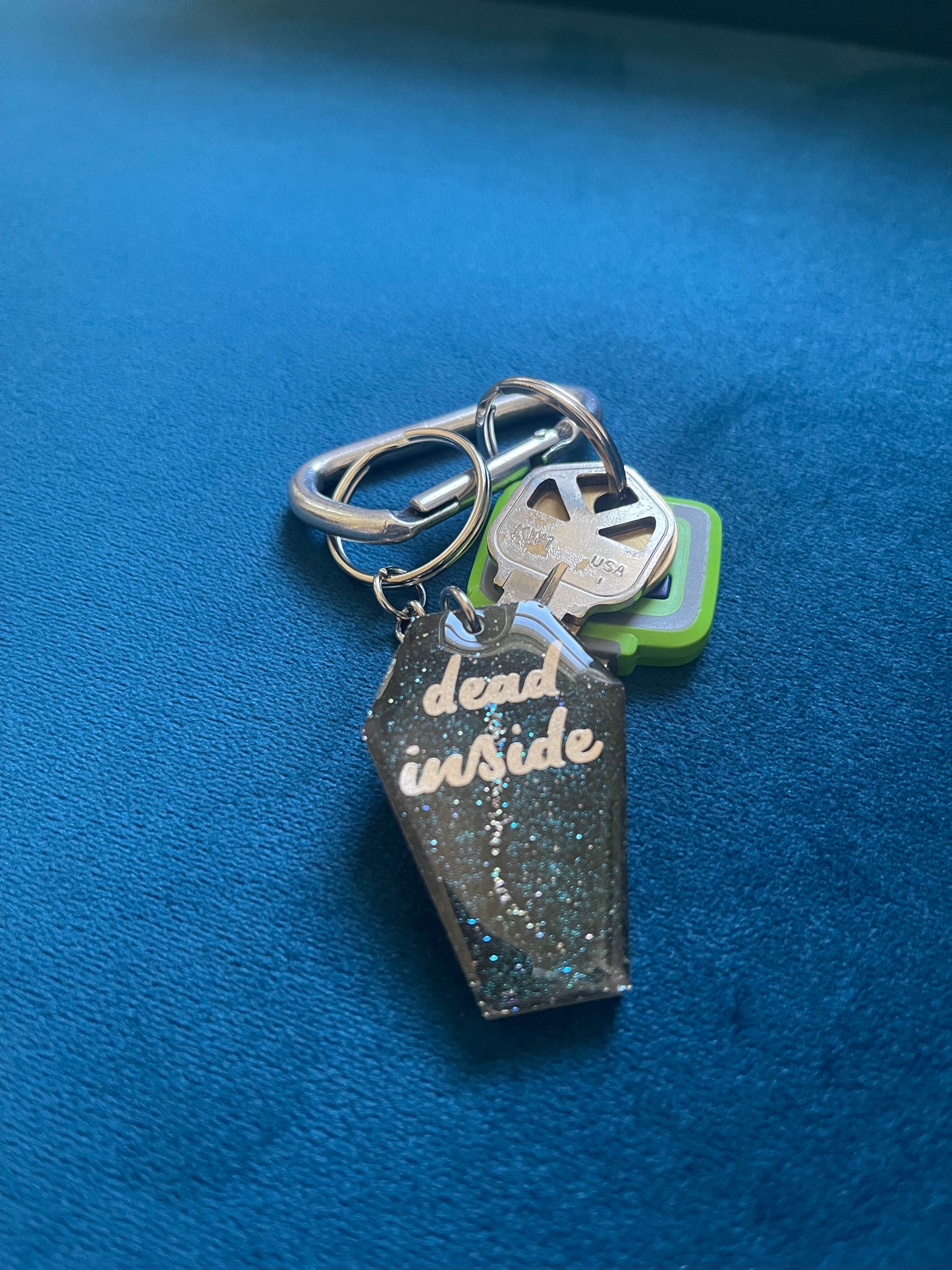 Coffin Keychain - Custom Text