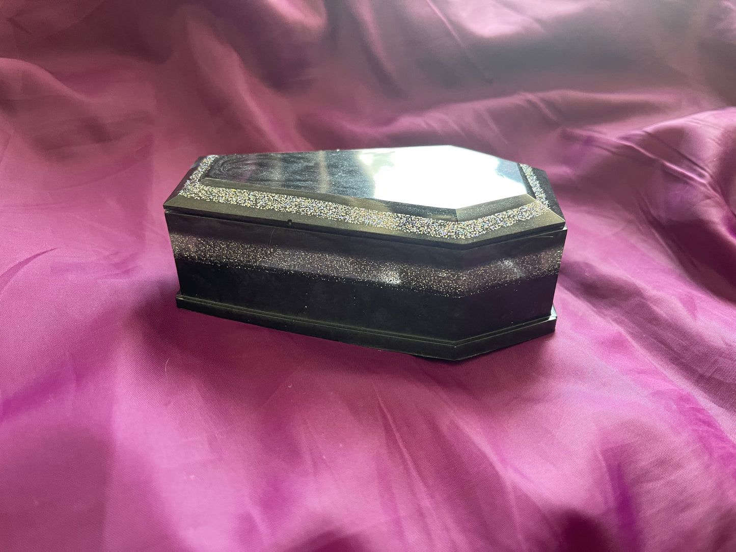 Resin Coffin Jewelry Box