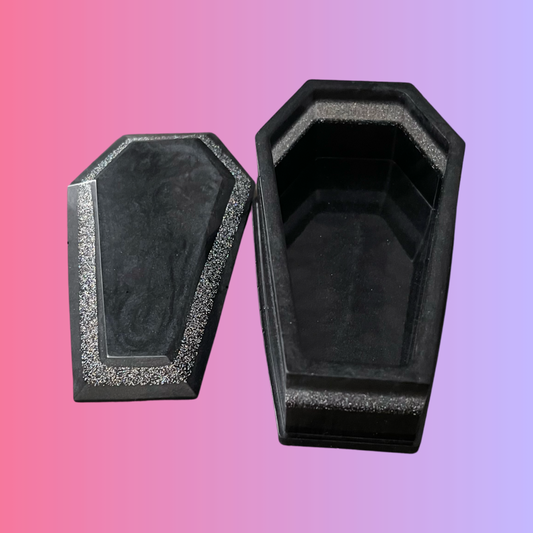 Resin Coffin Jewelry Box