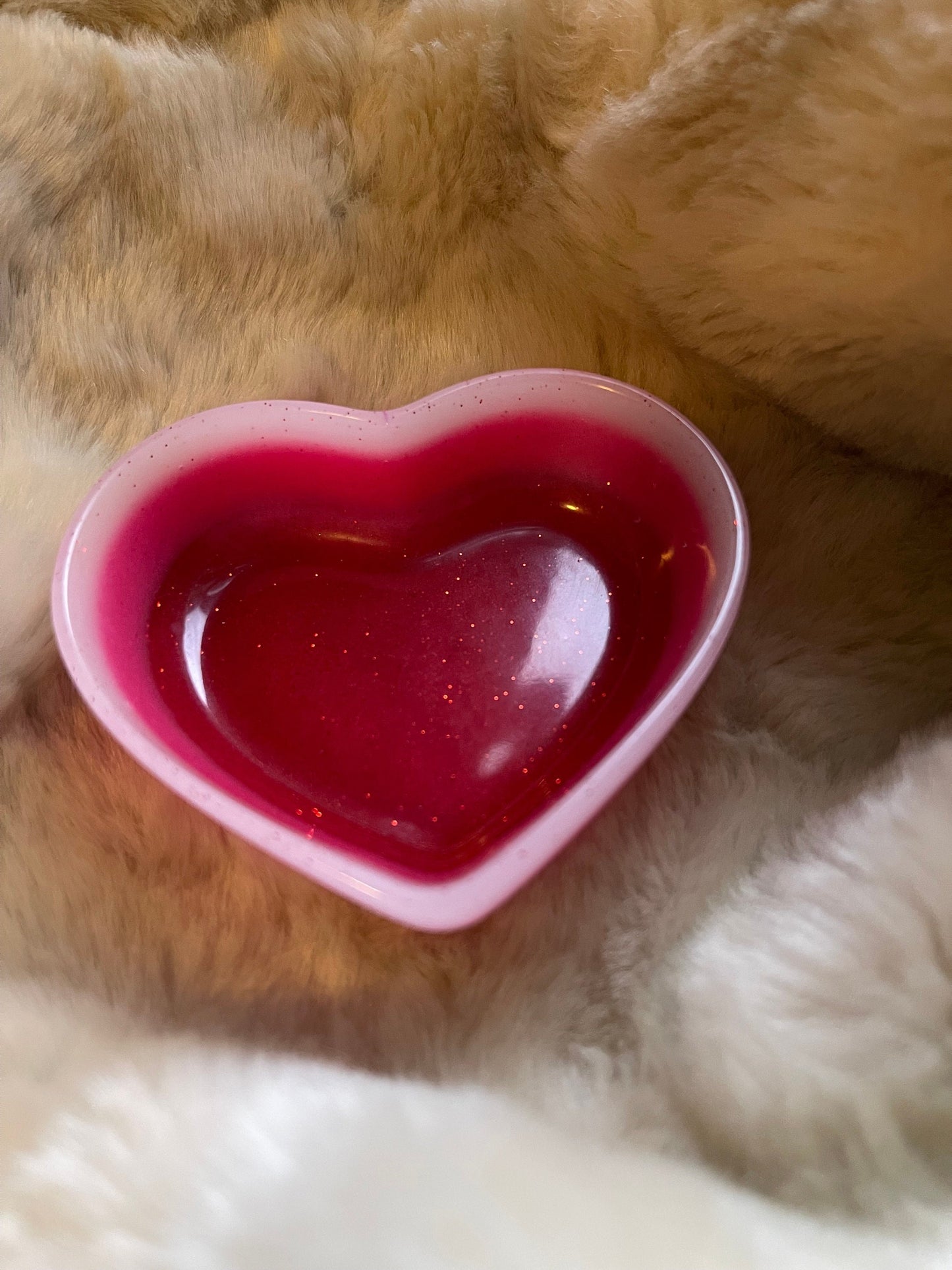 Custom Resin Heart Trinket Dish