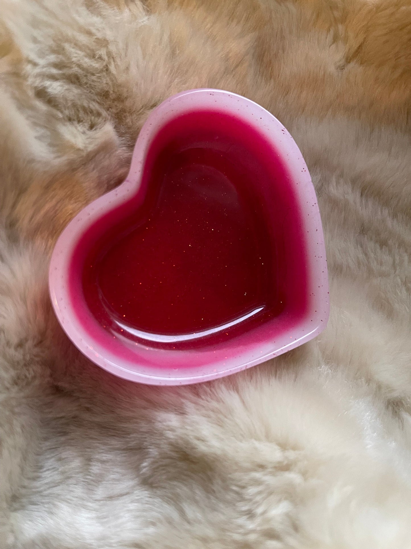 Custom Resin Heart Trinket Dish