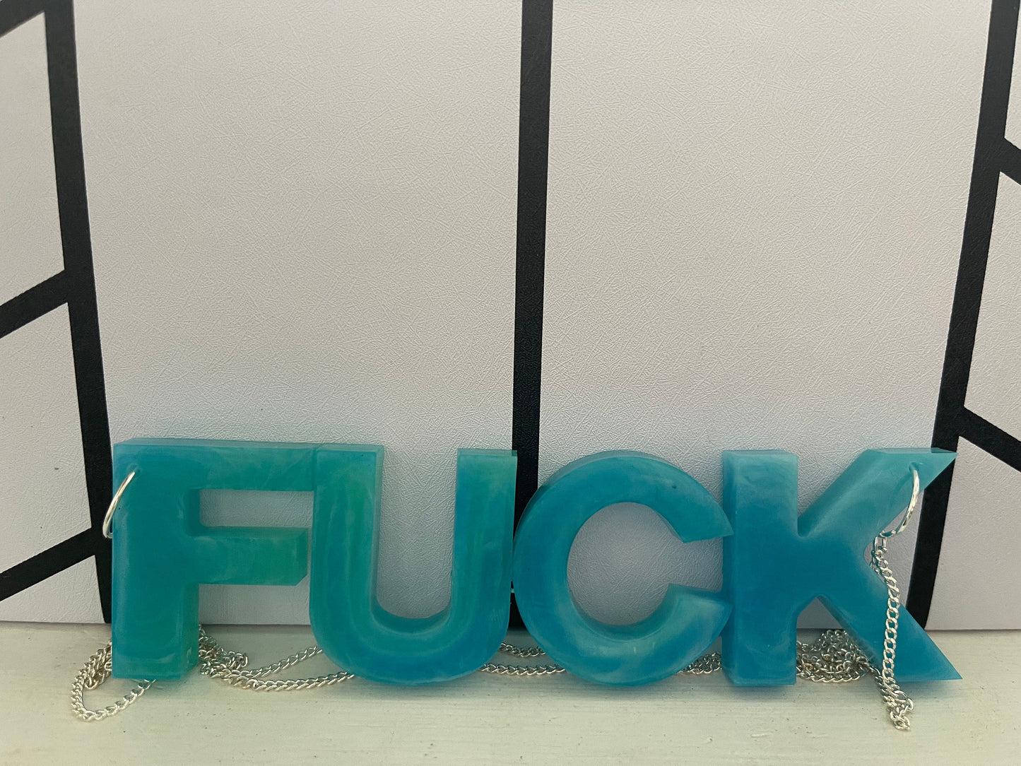 Fuck Necklace - Giant Resin Necklace