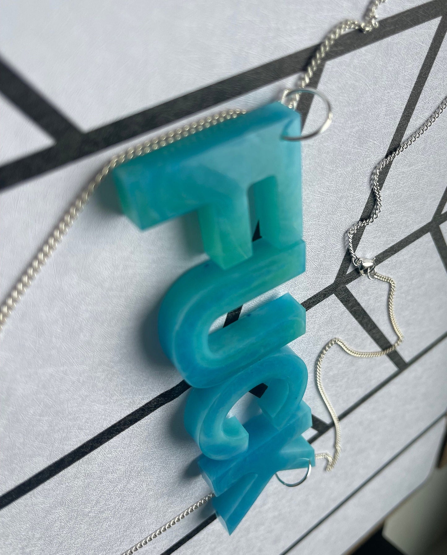 Fuck Necklace - Giant Resin Necklace