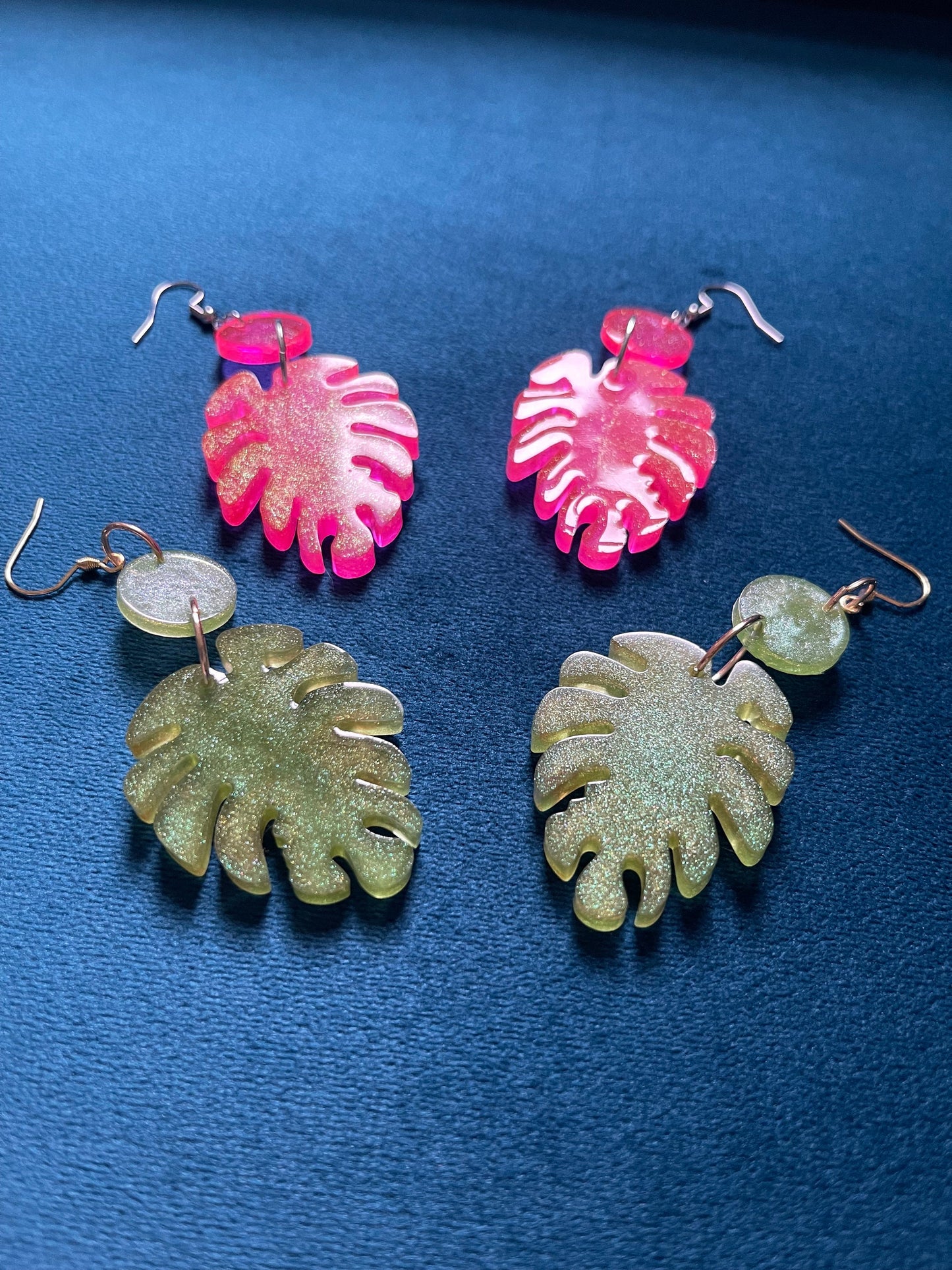 Monstera Leaf Earrings - Custom