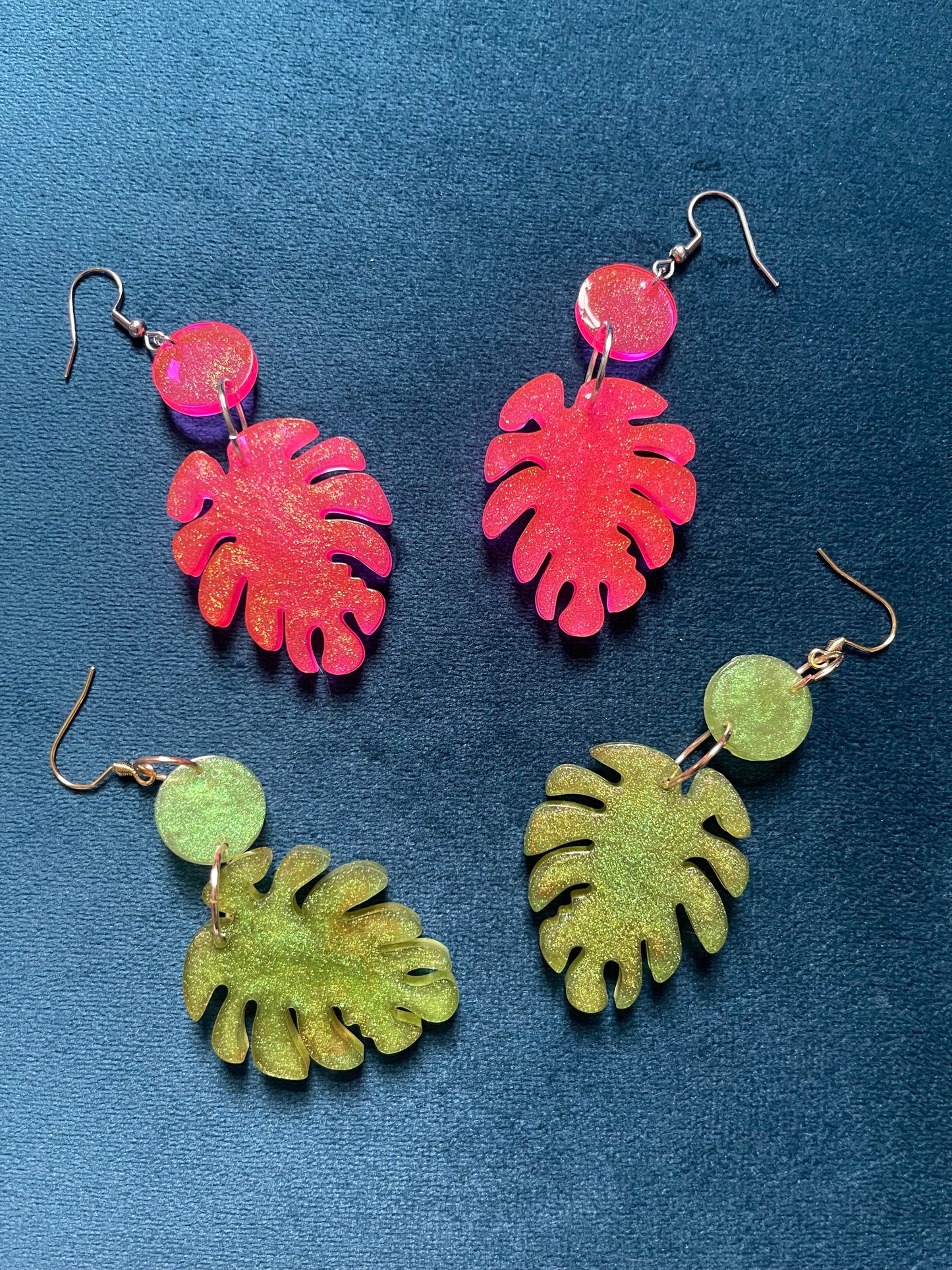 Monstera Leaf Earrings - Custom