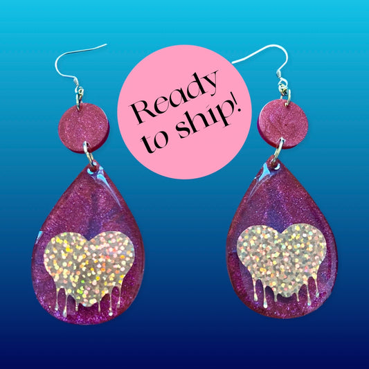 Bleeding Heart Earrings