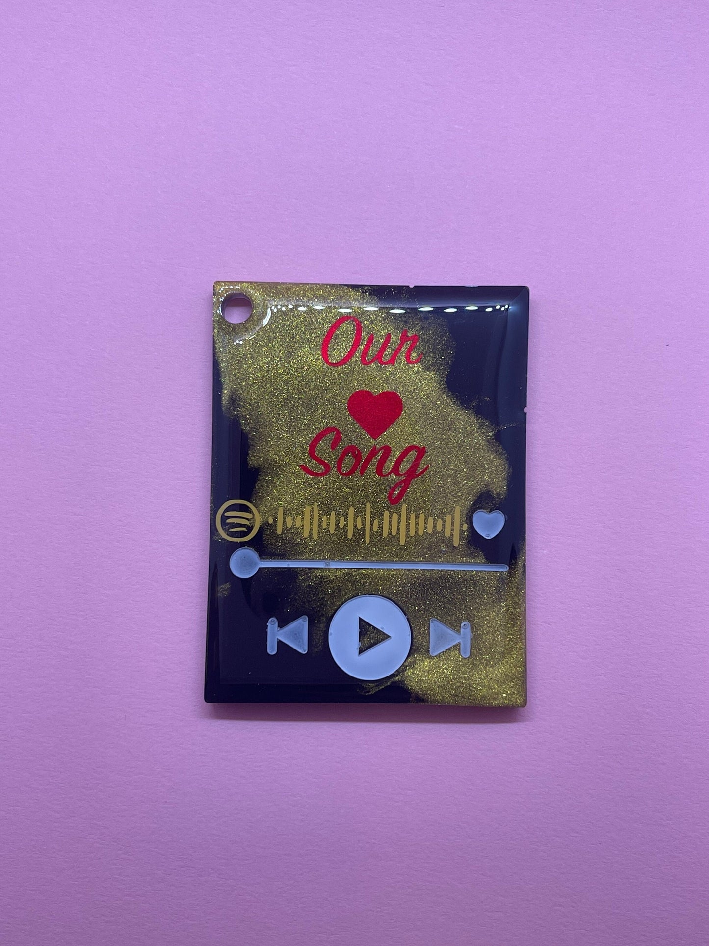 Custom Song/Playlist Keychain