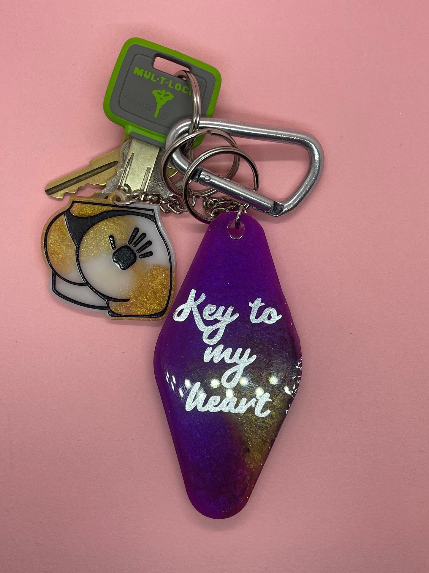 Personalized Resin Keychain