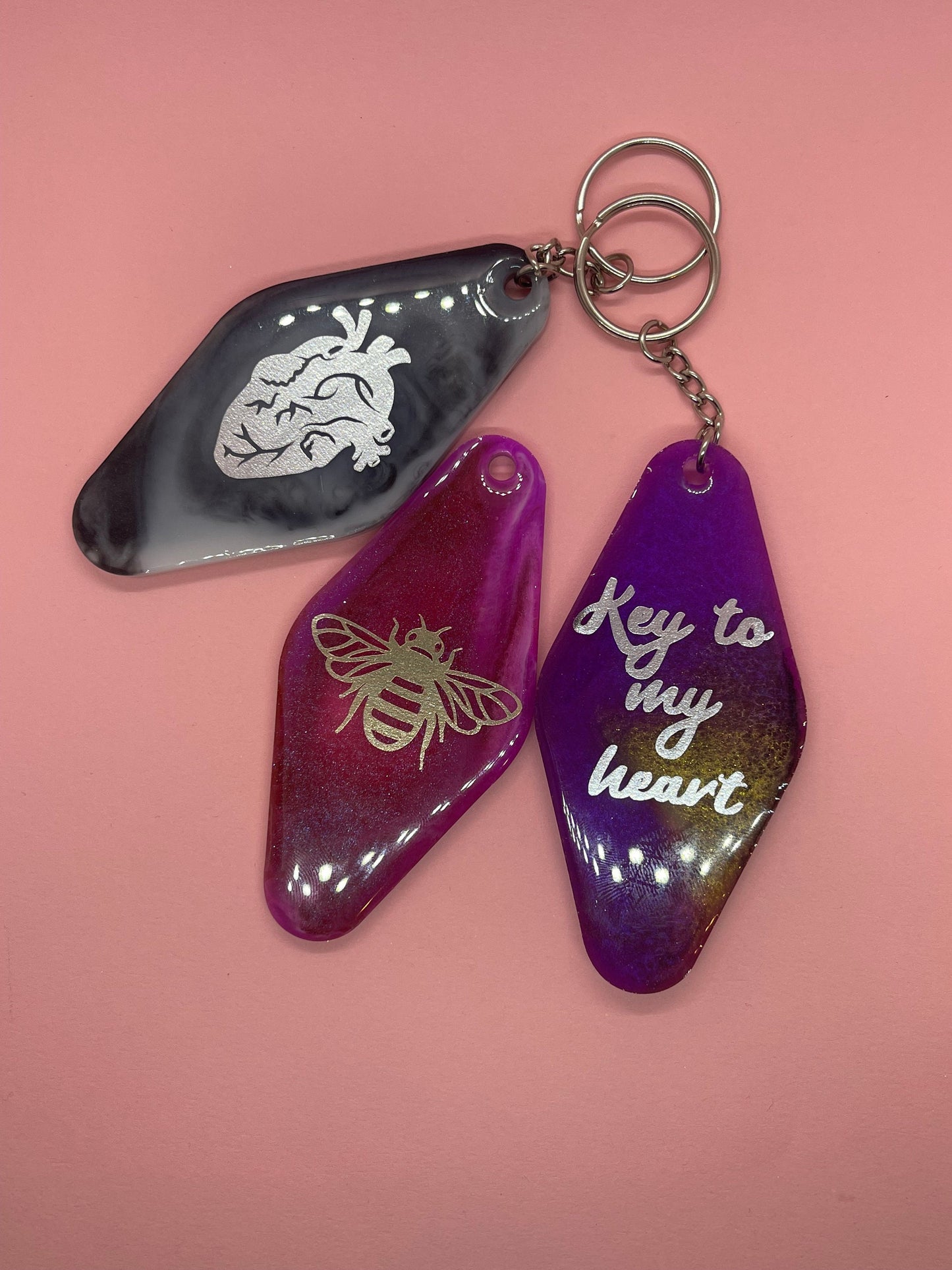 Personalized Resin Keychain