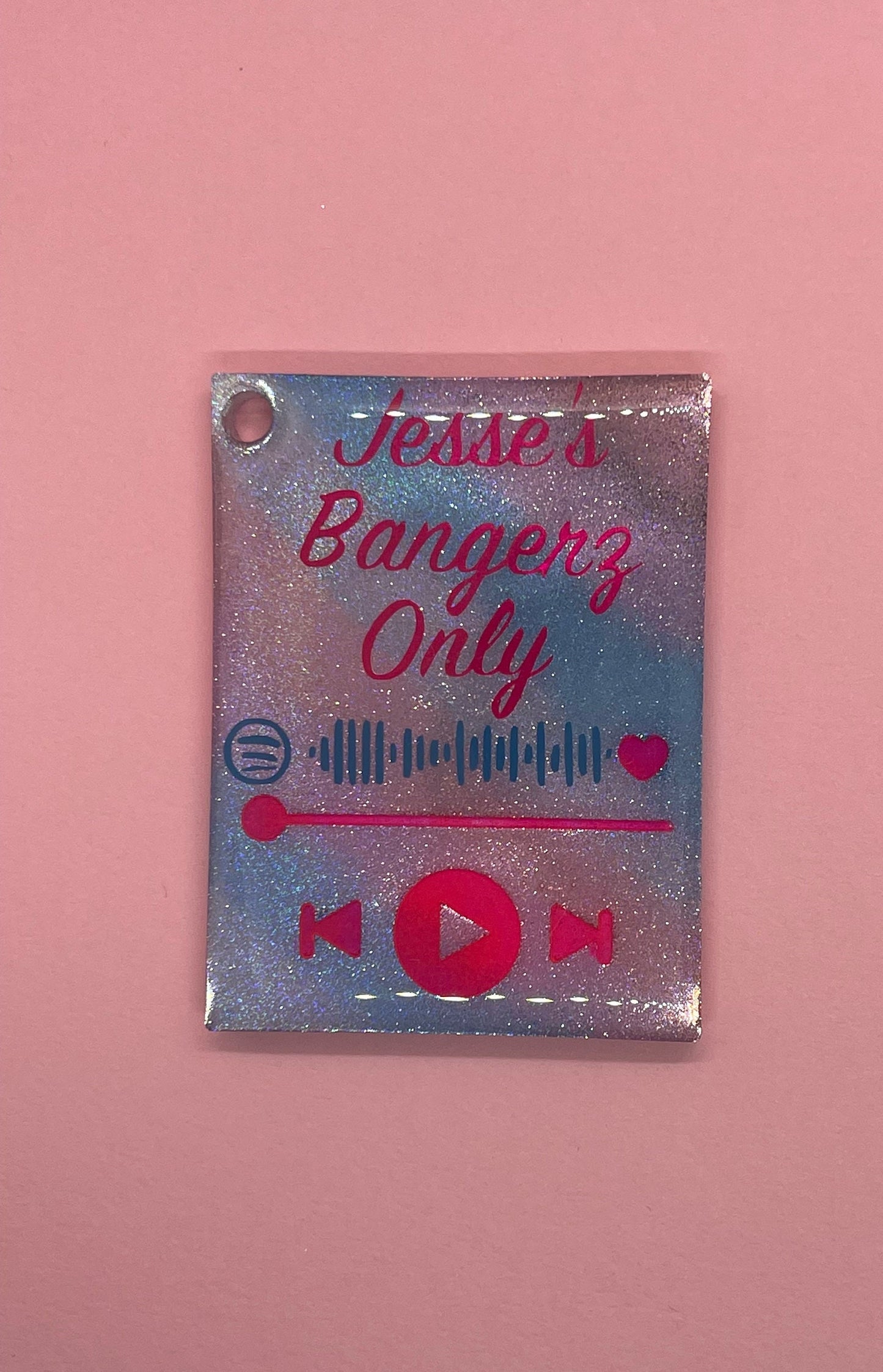 Custom Song/Playlist Keychain