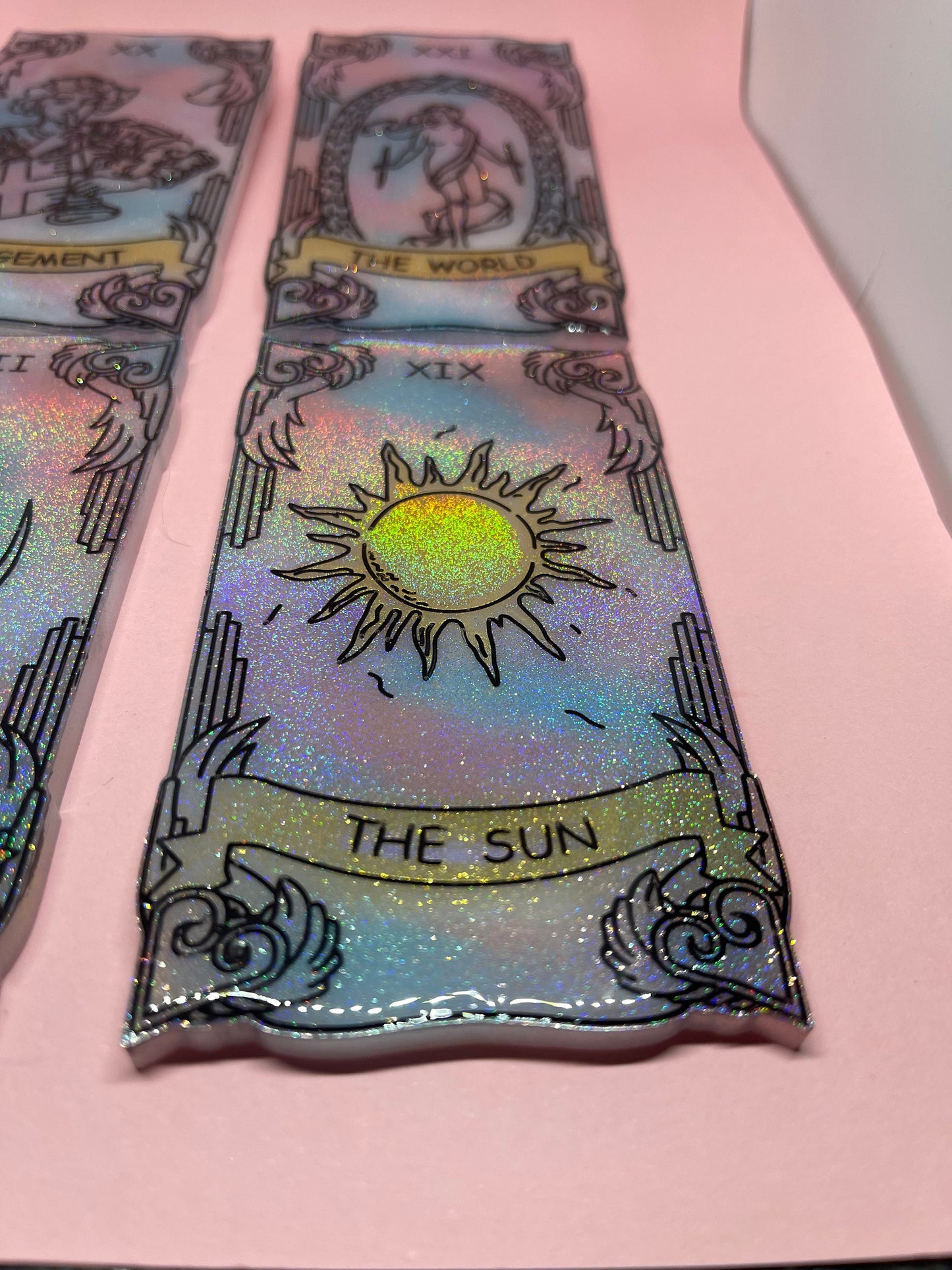 Glitter Resin Tarot Cards