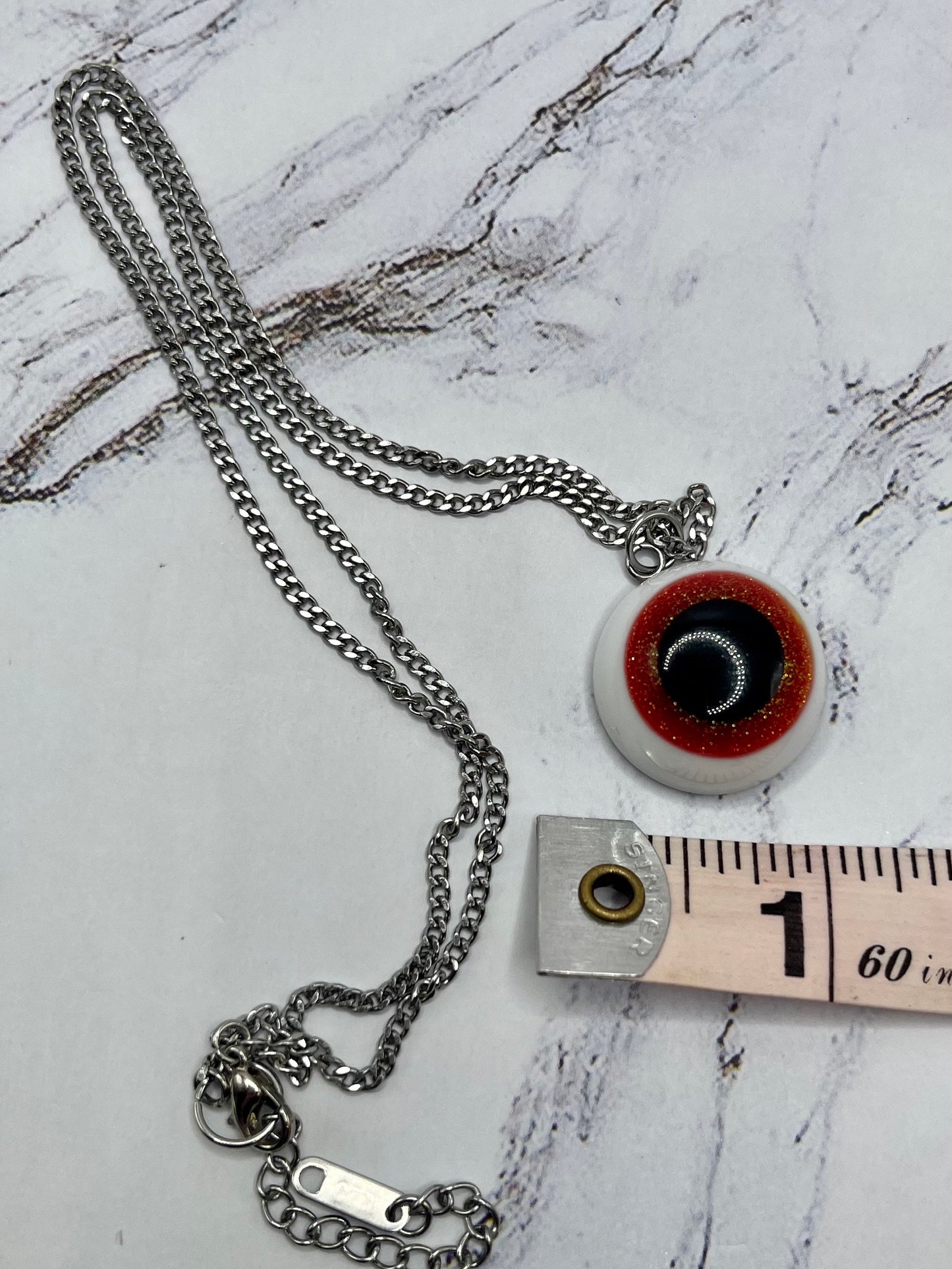 Custom Eyeball Necklace