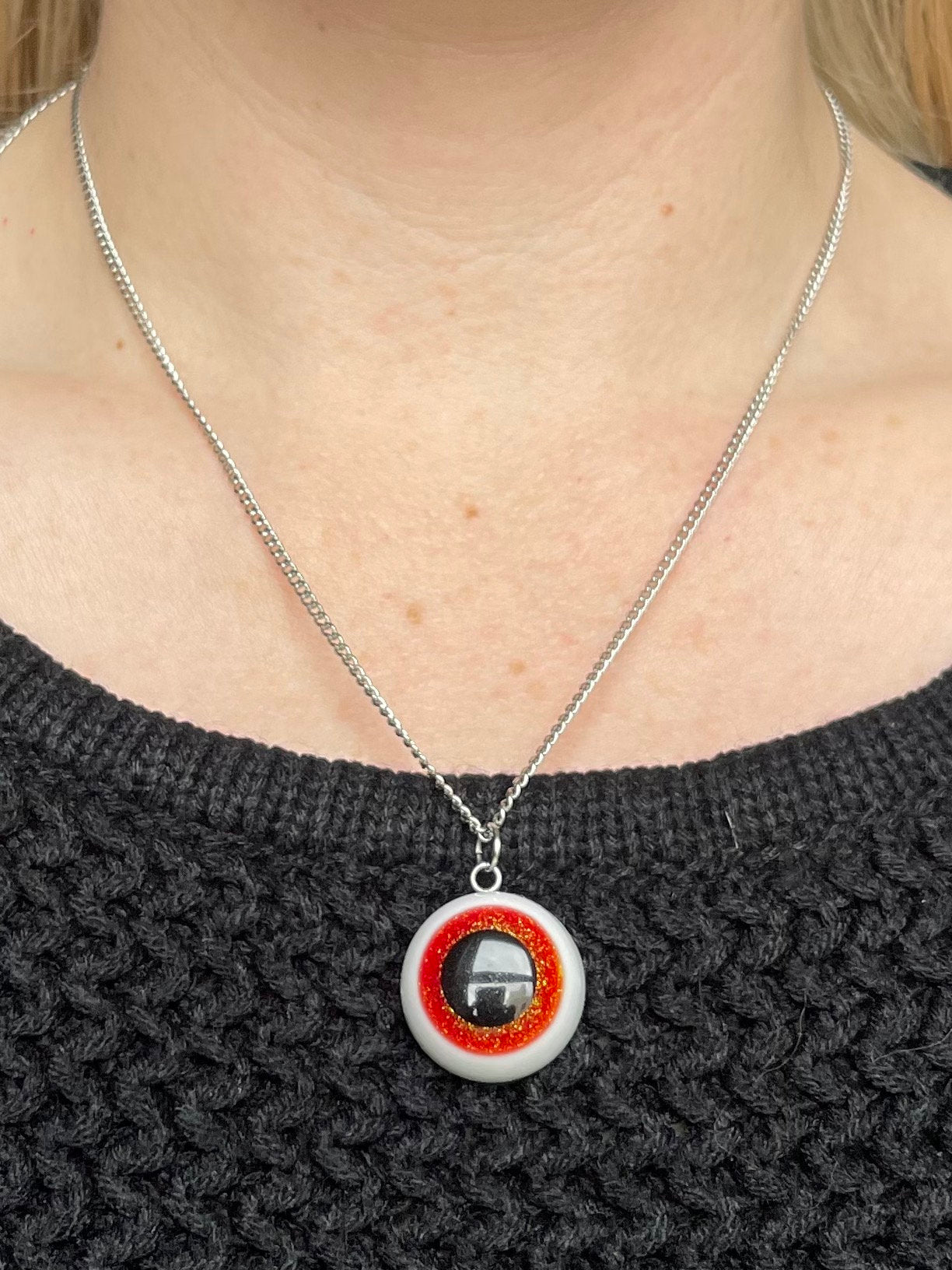 Custom Eyeball Necklace