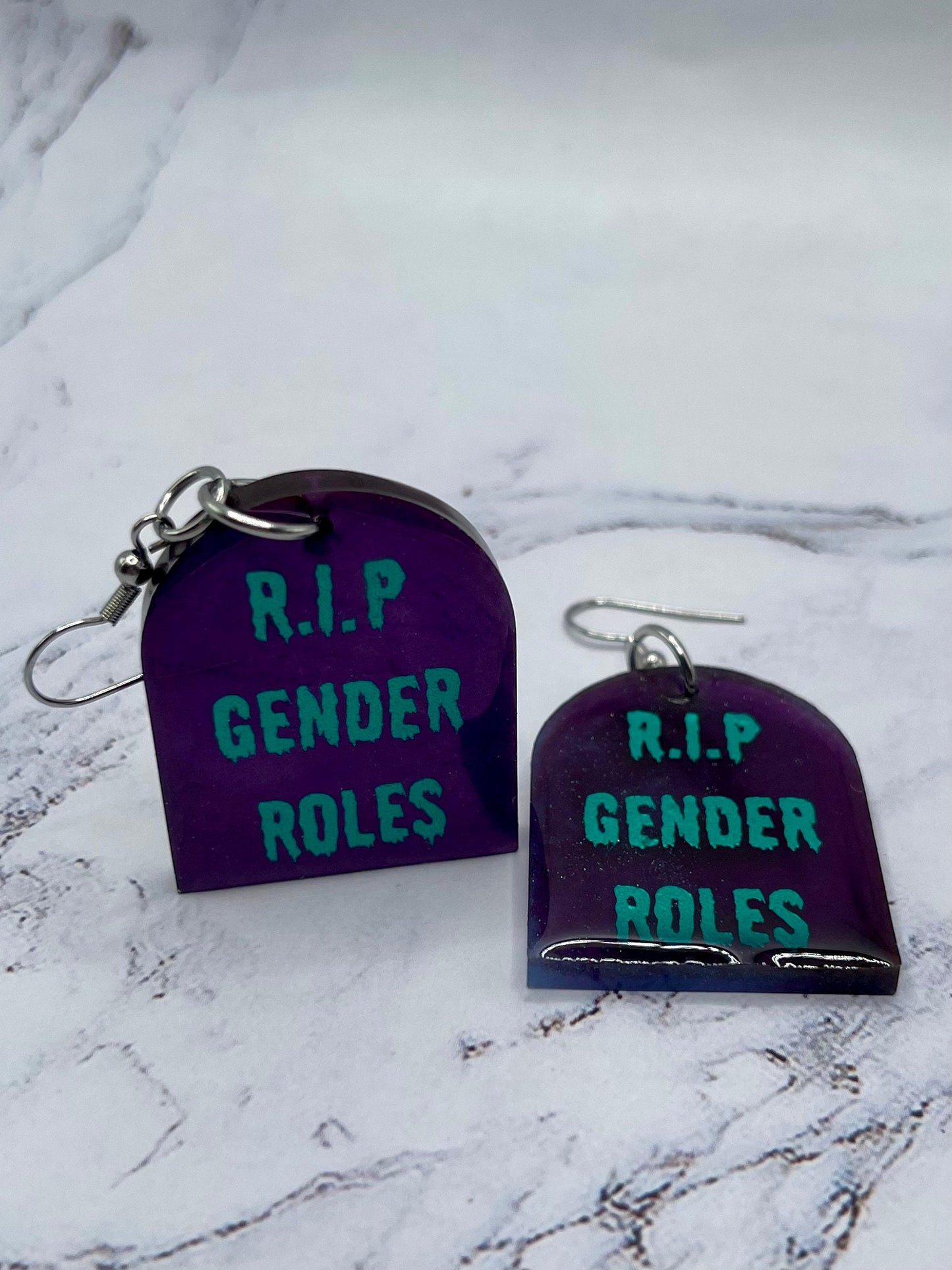 Custom Tombstone Earrings