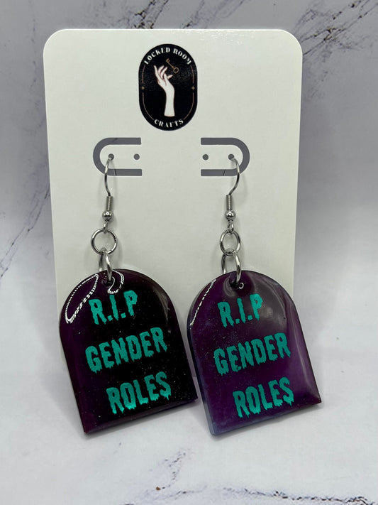 Custom Tombstone Earrings